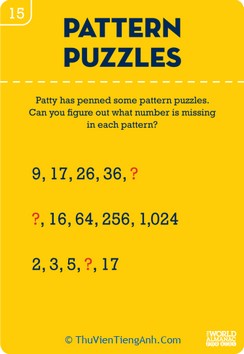 Math Pattern Puzzles