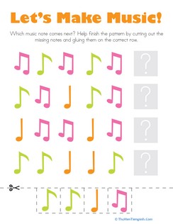 Patterns: Music Notes