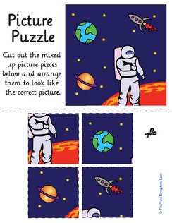Outer Space Picture Puzzle