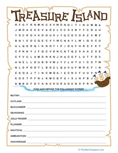 Pirates Word Search