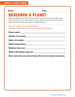 Planet Research