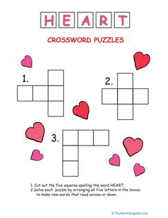 Mix-and-Match Crossword: Heart