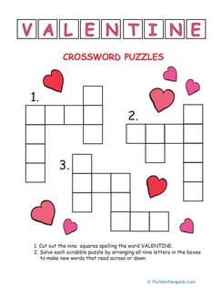 Crossword: Valentine’s Day