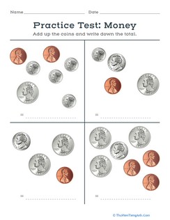 Practice Test: Money