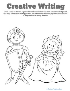 Prince and Princess Writing Prompt