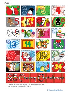 Printable Advent Calendar