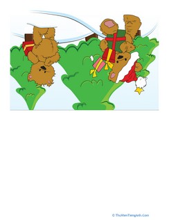 Teddy Bear Christmas Card