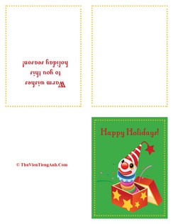 Printable Holiday Card