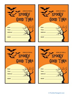 Spooky Halloween Party Invitations