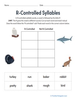 R-Controlled Syllables