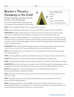 Reader’s Theater: Camping in the Cold