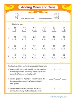 Review Addition: Adding Ones and Tens
