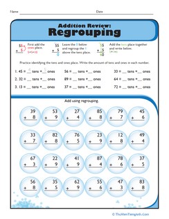 Review Addition with Regrouping