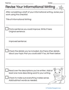 Revise Your Informational Writing