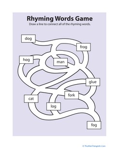 Rhyming Words Game 2