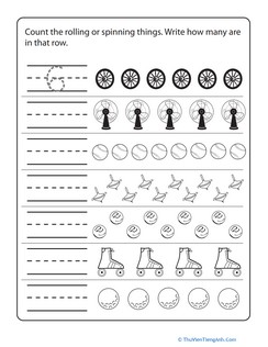 Roll ‘n Spin Counting