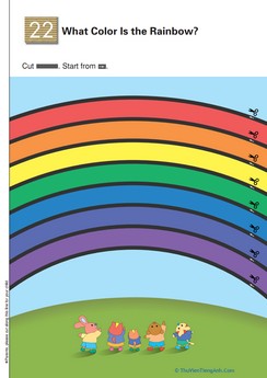 Round the Rainbow Cut-Out