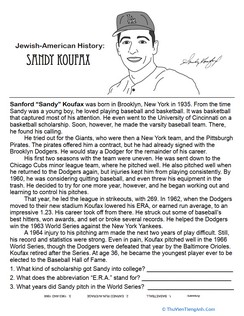 Sandy Koufax Biography
