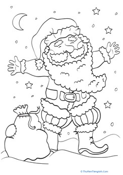 Santa Claus Coloring Page