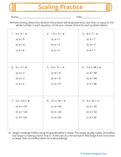 Scaling Practice