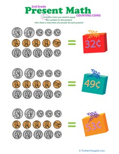 Counting Coins: Present Math V