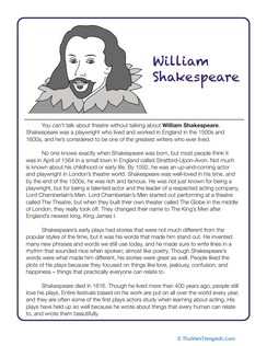 Shakespeare Biography