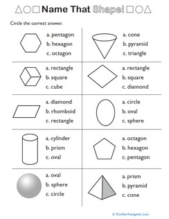 Shape Review: Line Segments, Symmetry, and More