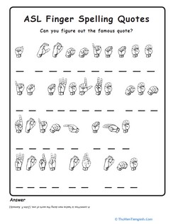 Finger Spelling Alphabet Practice