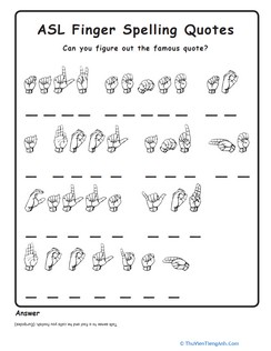 American Sign Language Practice