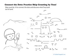 Connect the Dots: Practice Skip Counting by Tens!