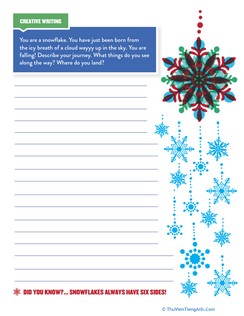 Snowflake Writing Prompt