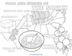 Southern Food Map
