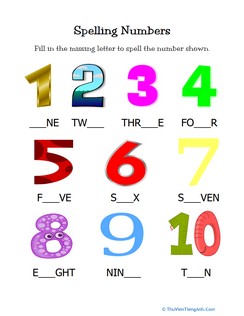 Spelling Numbers