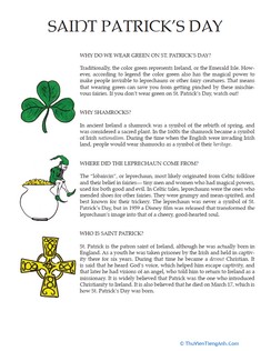 St. Patrick’s Day Fun Facts