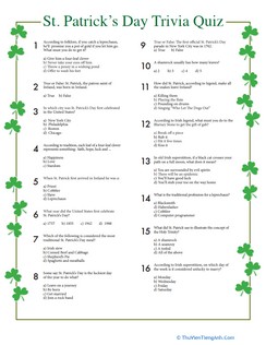 St. Patrick’s Day Trivia