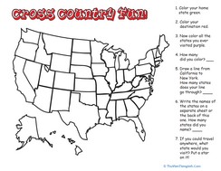 Blank Map of U.S.