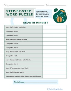 Step-by-Step Word Puzzle