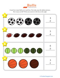 Sports Star Subtraction