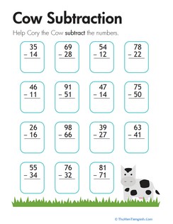 Cow Subtraction