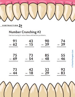 Subtraction Number Crunching #2