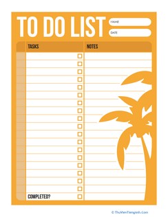 Summer To Do List