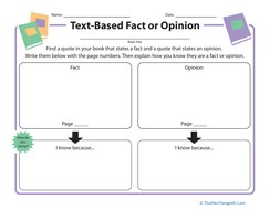 Text-Based Fact or Opinion
