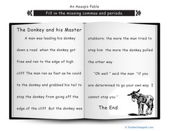 Punctuation: The Donkey and his Master