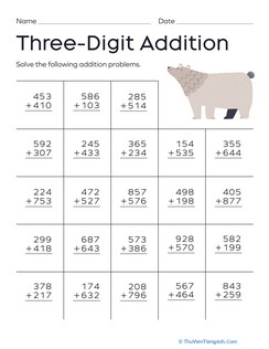 Three-Digit Addition