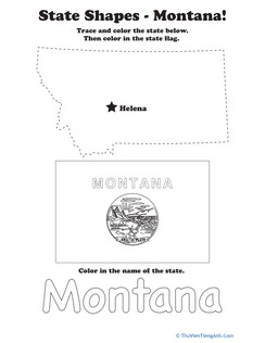 Trace the Outline of Montana