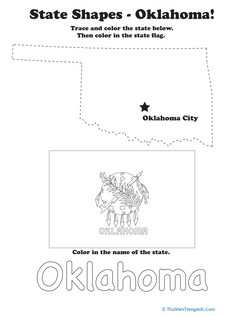 Trace the Outline of Oklahoma