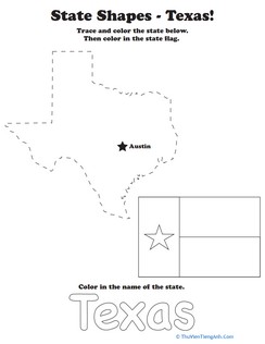 Trace the Outline of Texas