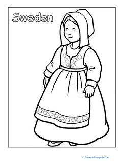 Multicultural Coloring: Sweden