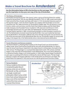 Make a Travel Brochure for Amsterdam