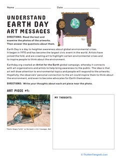 Understand Earth Day Art Messages